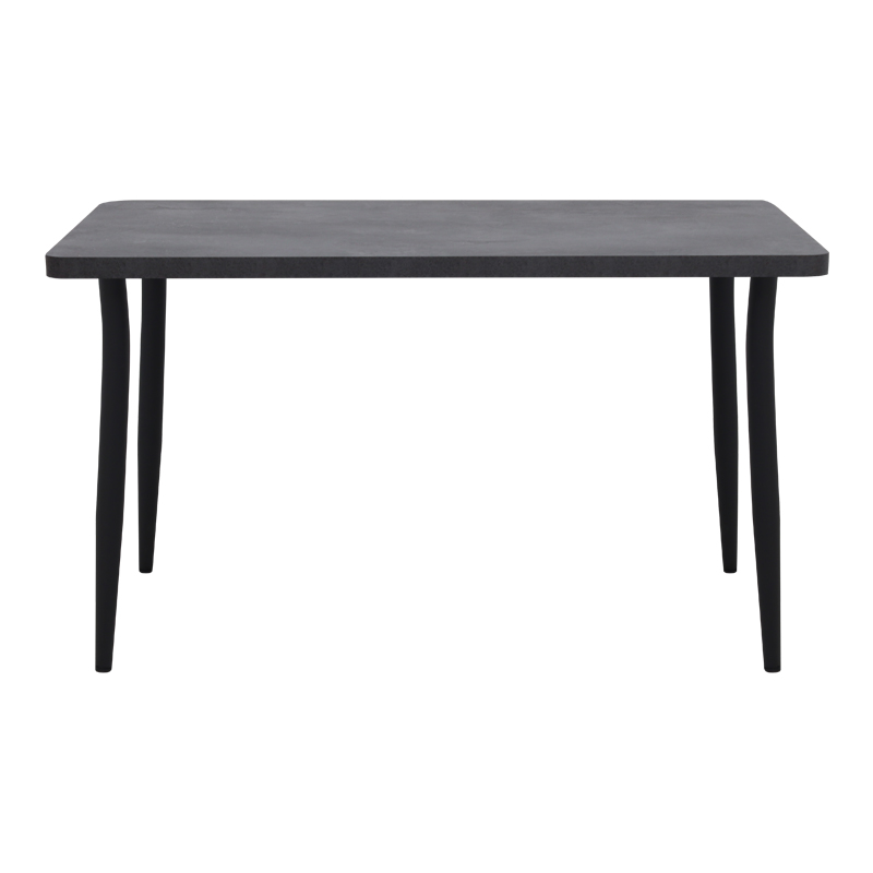 Levico Megapap Mdf/metallic table in dark grey concrete color 120x70x75cm.