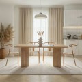 Τραπέζι Linza Megapap χρώμα honey oak 180x90x75εκ.