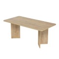 Τραπέζι Linza Megapap χρώμα honey oak 180x90x75εκ.