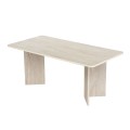 Τραπέζι Linza Megapap χρώμα travertine 180x90x75εκ.