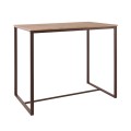 HENRY BAR Table 100x60cm Metal D.Brown/Sonoma