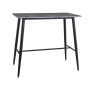 Τραπέζι μπαρ Lavida μεταλλικό - MDF χρώμα μαύρο - cement 120x60x106εκ.