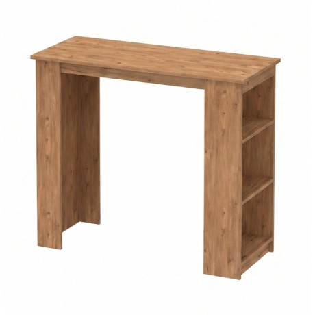 Τραπέζι μπαρ Toska Megapap χρώμα pine oak 120x50x103,6εκ.