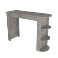 Vigne Megapap melamine bar table in concrete grey color 150x51.6x101.8cm.