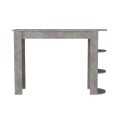 Vigne Megapap melamine bar table in concrete grey color 150x51.6x101.8cm.