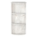 Vigne Megapap melamine bar table in white marble color 150x51.6x101.8cm.