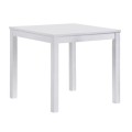 NATURALE Table 80x80cm Mdf White