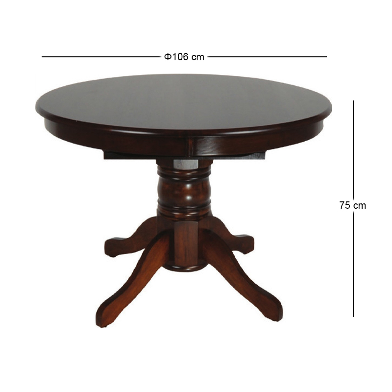 NIRVANA Table D106 Walnut
