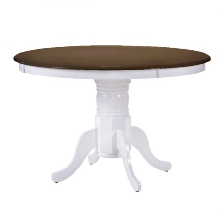 NIRVANA Table D106 White/Walnut