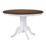 NIRVANA Table D106 White/Walnut