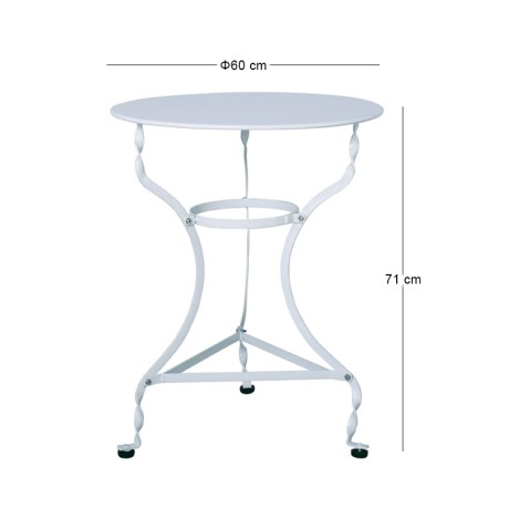 TRADITIONAL Coffee Table D60 White K/D