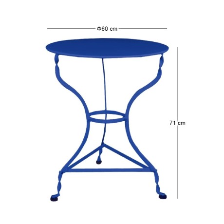 TRADITIONAL Coffee Table D60 Blue K/D