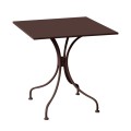 PARK Table 70x70cm Steel Sand Brown