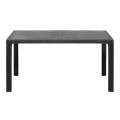 Kalan Megapap polypropylene table in anthracite color 150x90x75cm.