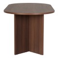 Τραπέζι Sablin Megapap χρώμα καρυδί 180x89,5x75εκ.