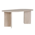 Sablin Megapap melamine dining table in travertine color 180x89.5x75cm.
