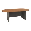 Conference-A Oval Table 240x120 DG/Cherry