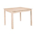 ΤΑVERNA Table 70x110 Unpainted K/D