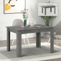 Tolmen Megapap melamine extendable dining table in retro grey 120/170x80x75cm.
