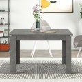 Tolmen Megapap melamine extendable dining table in retro grey 120/170x80x75cm.