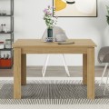 Tolmen Megapap melamine extendable dining table in sapphire oak 120/170x80x75cm.