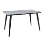 UNION Table 120x70cm Black Paint/Glass White
