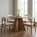 Τραπέζι Virela Megapap χρώμα atlantic pine Ø120x75εκ.