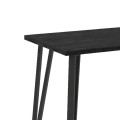 Τραπέζι Xana Megapap χρώμα black wood 120x70x77,5εκ.