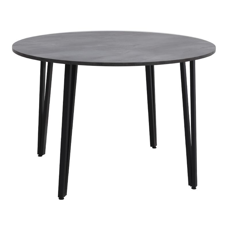 Τραπέζι Zeno Megapap χρώμα σκούρο γκρι σκυροδέματος Ø110x73,5εκ.