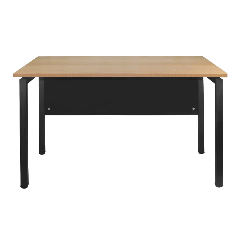 UNIT Γραφείο Μέταλλο Βαφή Μαύρο - Melamine Απόχρωση Sonoma