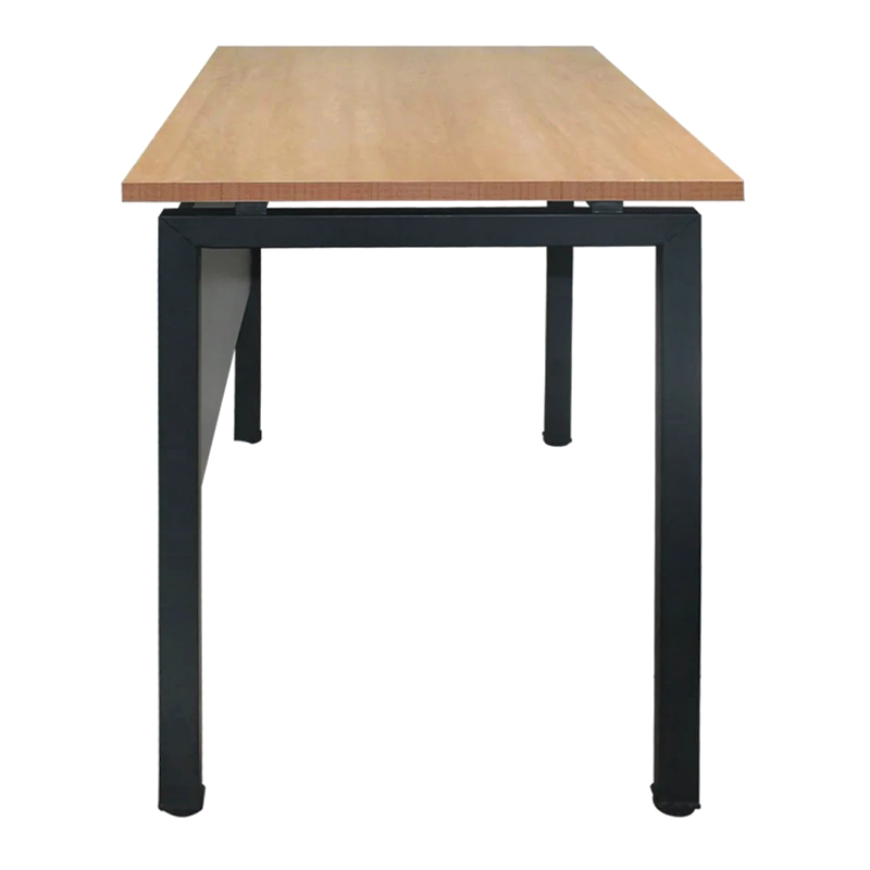 UNIT Γραφείο Μέταλλο Βαφή Μαύρο - Melamine Απόχρωση Sonoma