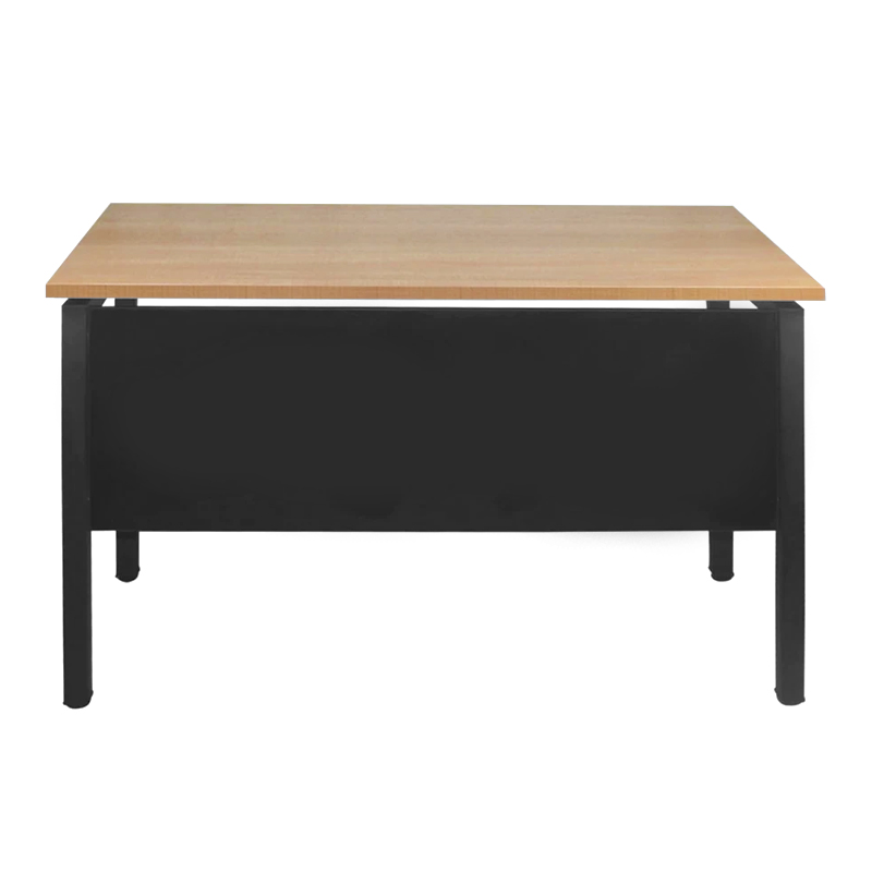UNIT Γραφείο Μέταλλο Βαφή Μαύρο - Melamine Απόχρωση Sonoma