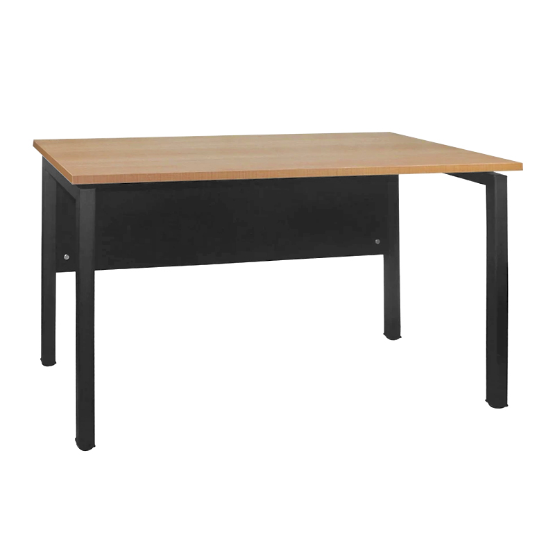 UNIT Γραφείο Μέταλλο Βαφή Μαύρο - Melamine Απόχρωση Sonoma