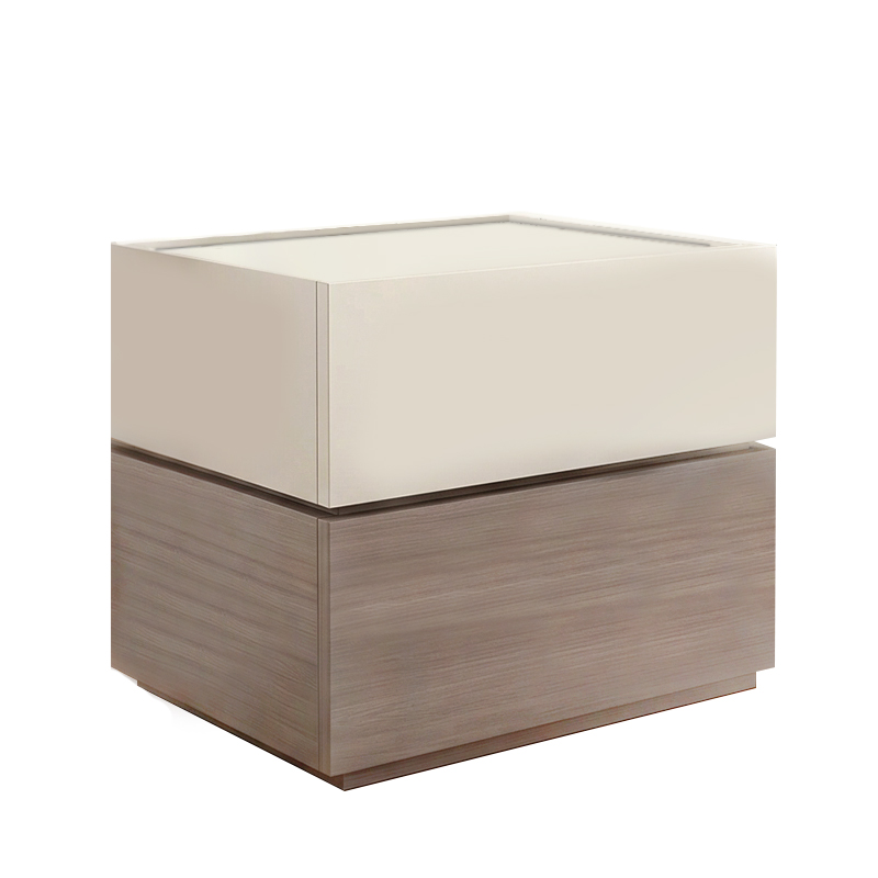 VANITY Bedside 2-Drawers 60x40x45cm Sonoma Oak/Cream