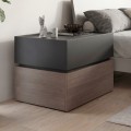 VANITY Bedside 2-Drawers 60x40x45cm Sonoma Oak/Grey