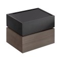 VANITY Bedside 2-Drawers 60x40x45cm Sonoma Oak/Grey