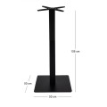 PRATO-R BAR 50x50cm Steel Base H109cm (adjustable feet)