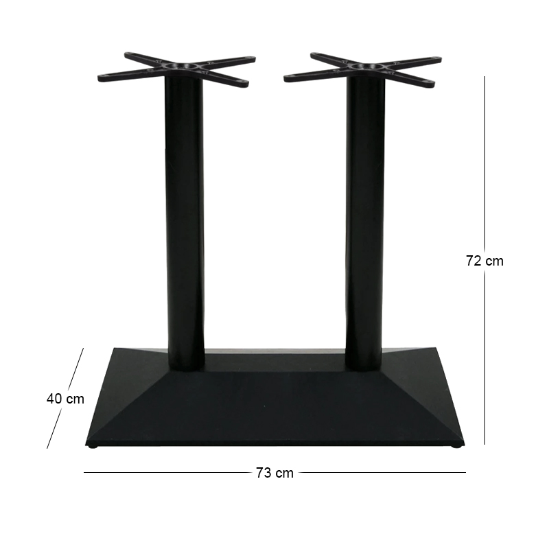 PYRAMID Cast Iron Base 73x40cm