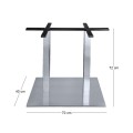 EPSILON 70x40cm Base #201 Inox H72cm