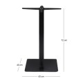 PRATO 40x40cm Steel Base H72cm