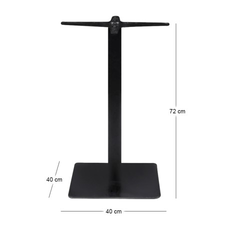 PRATO 40x40cm Steel Base H72cm