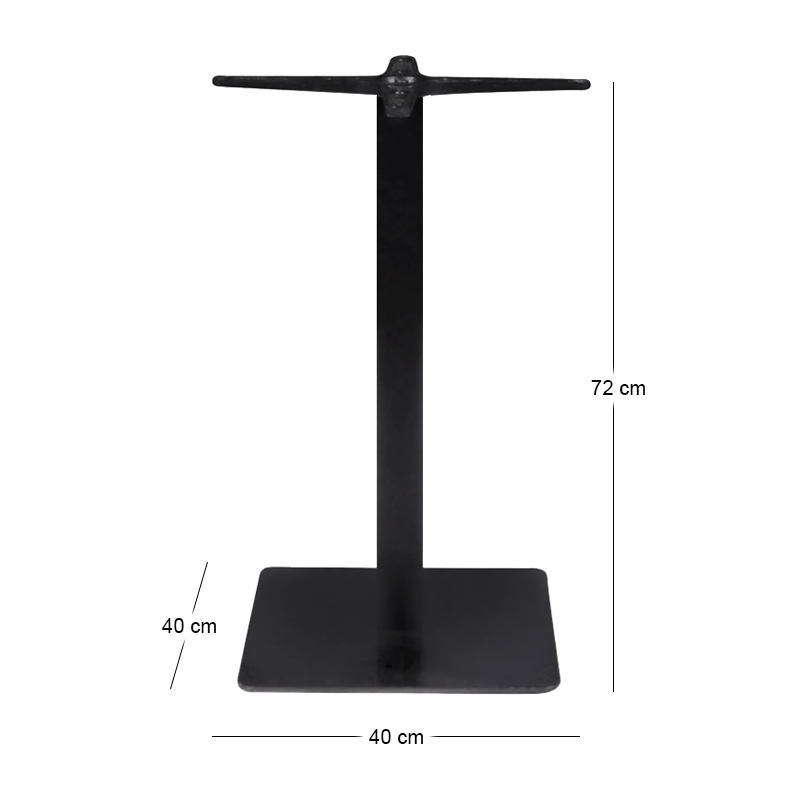 PRATO 40x40cm Steel Base H72cm