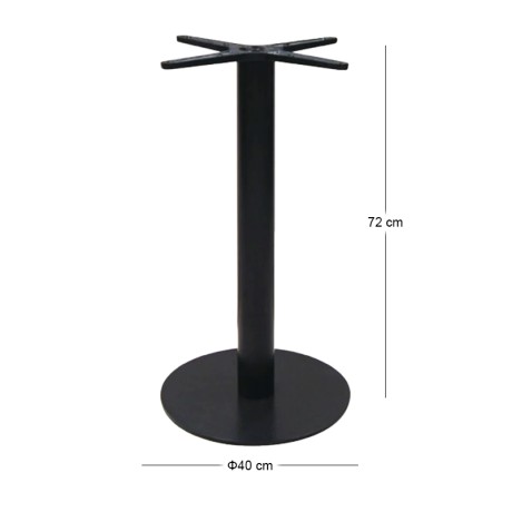 PRATO D40cm Steel Base H72cm