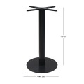 PRATO-R D40cm Steel Base H73cm (adjustable feet)