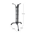 CAST IRON Bar Base 3-Leged