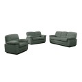 VEGAS Sofa Set (1+2+3) Forest Green Corduroy Fabric