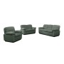 VEGAS Sofa Set (1+2+3) Forest Green Corduroy Fabric