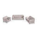 VICTORIA Sofa Set (1+2+3) Beige Fabric