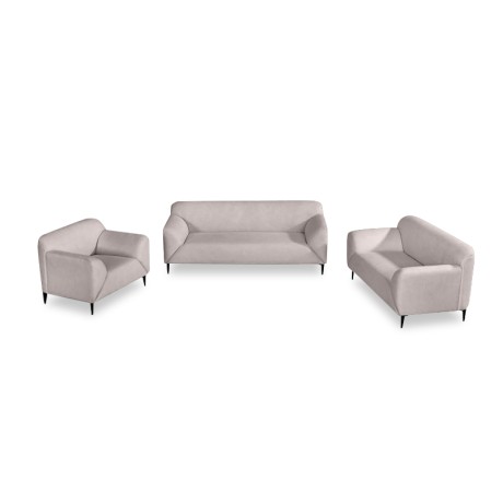 VICTORIA Sofa Set (1+2+3) Beige Fabric