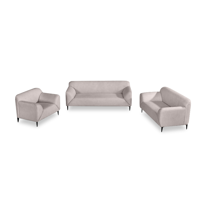 VICTORIA Sofa Set (1+2+3) Beige Fabric